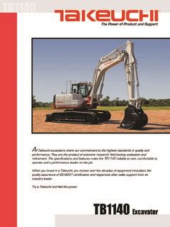 takeuchi tb1140 mini excavator specs|tb1140 specs.